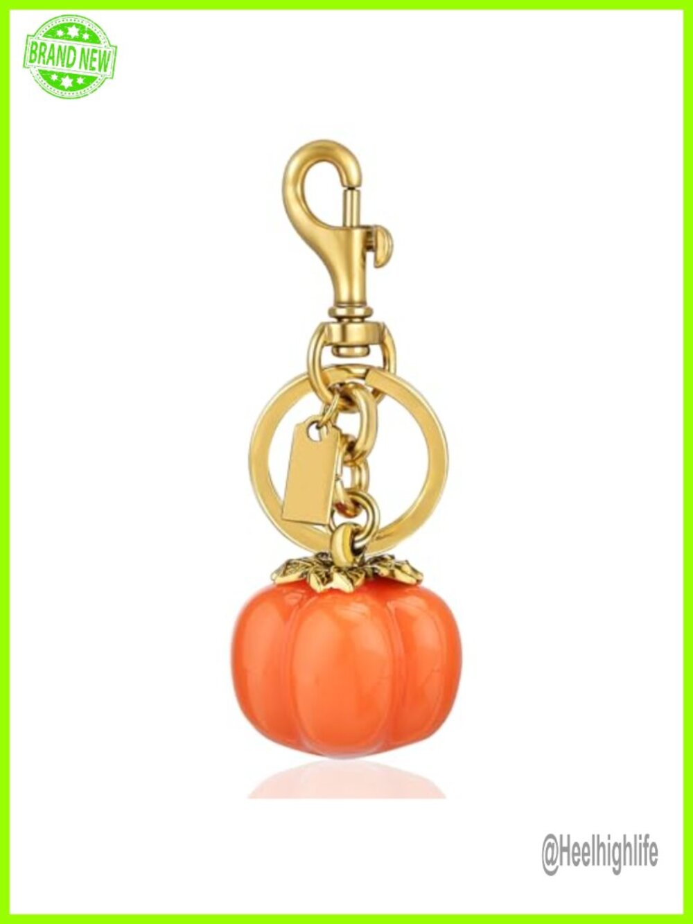 Fruit Pumpkin Charm Keychain Bag Accessory Cute Purse Charm
